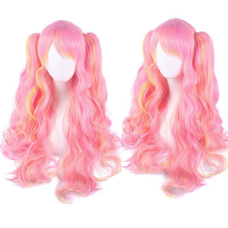 Anime Lolita Jaws Clamp Pair Ponytail Sheath Cos Wig