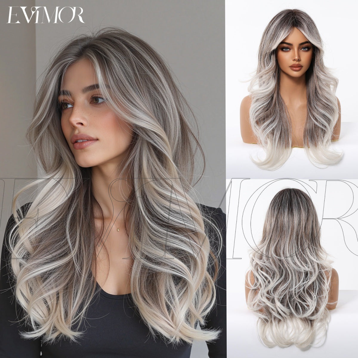 Outer Roll Lazy Atmosphere Feeling Mid-length Curly Wig Long Curls