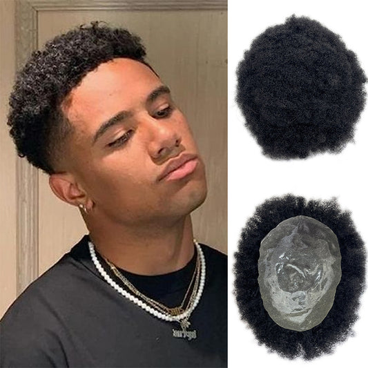 Men's Qu Hair Pack Piece Full Human Men's Wig