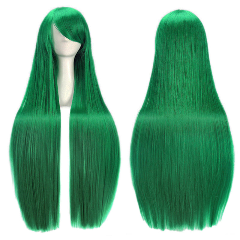 Classic Universal Color Hair Anime Fiber Long Straight Wig