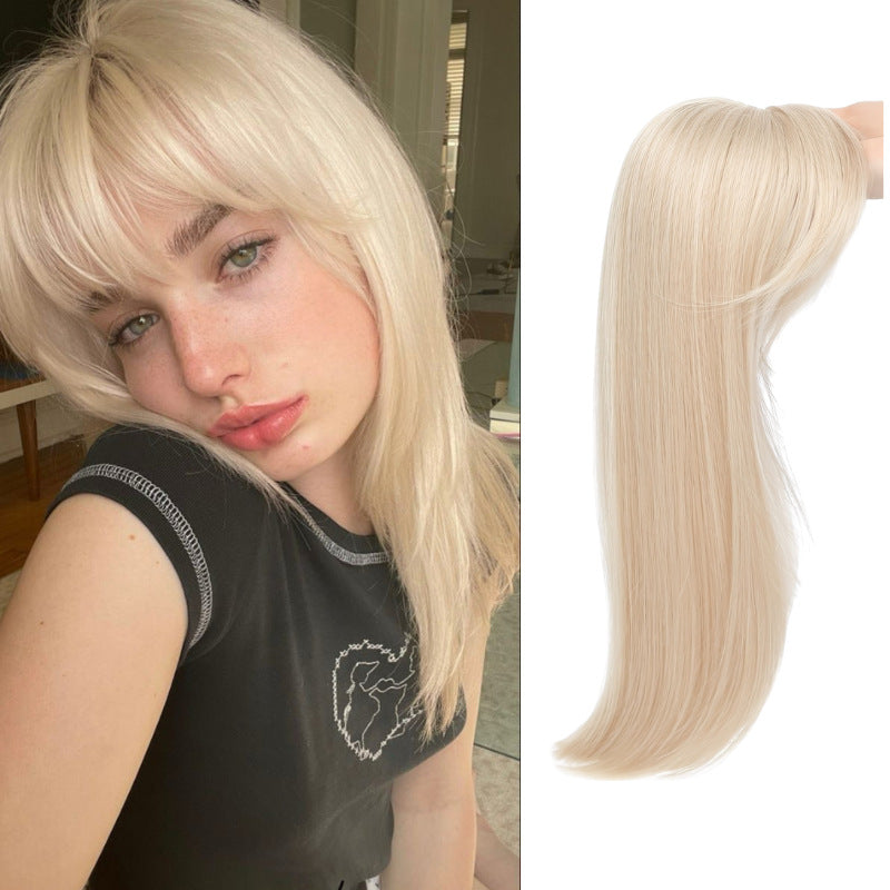 Hairpiece Female Hair Increase Bangs Synthetic Natural Simulation Wig