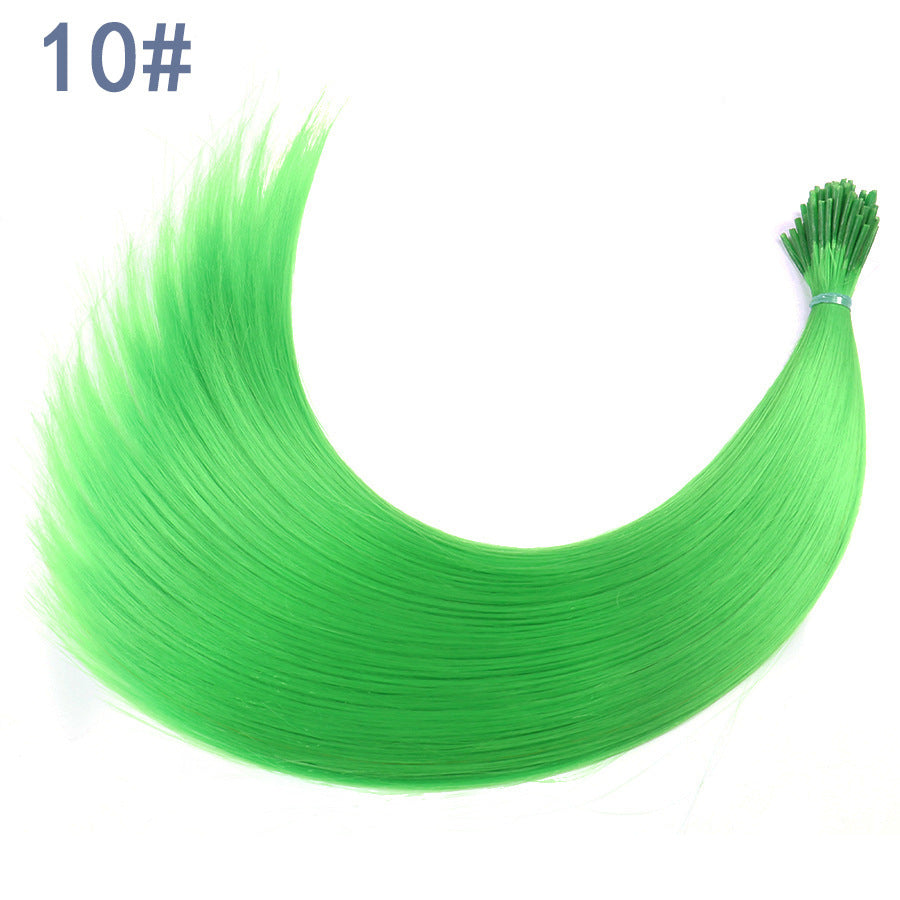 Cm Color Feather Hair Extension Fiber Chemical Wig Ponytail