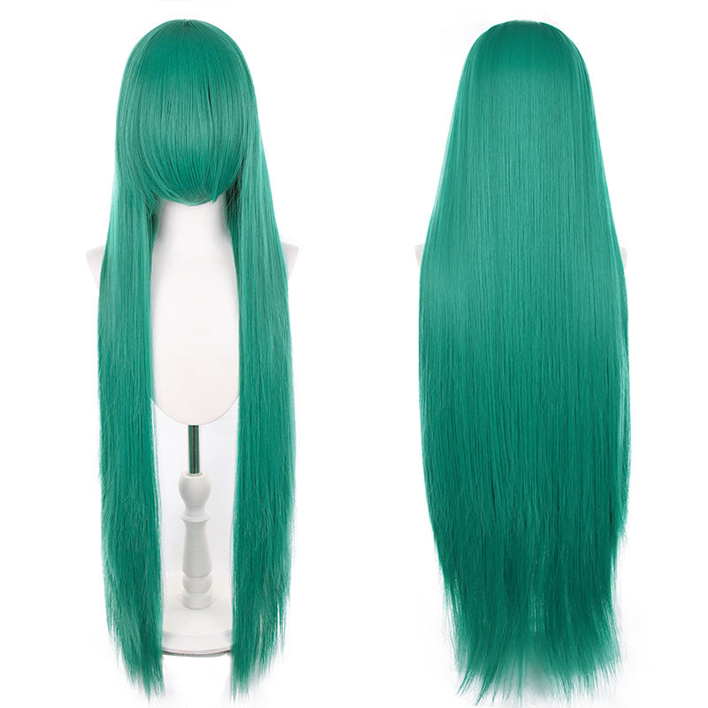 Mao Style Universal Scalp Head Long Bangs Cos Wig