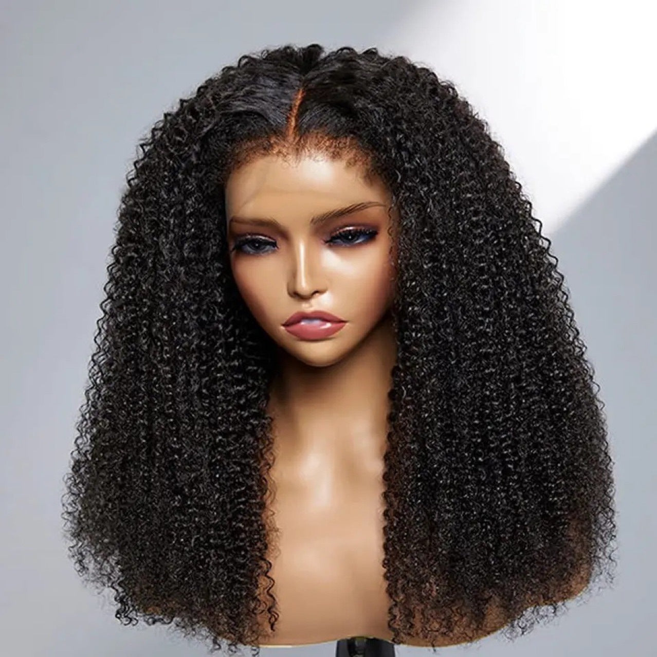 Edges Hairline Lace Front Wigs Human Wig Long Curls