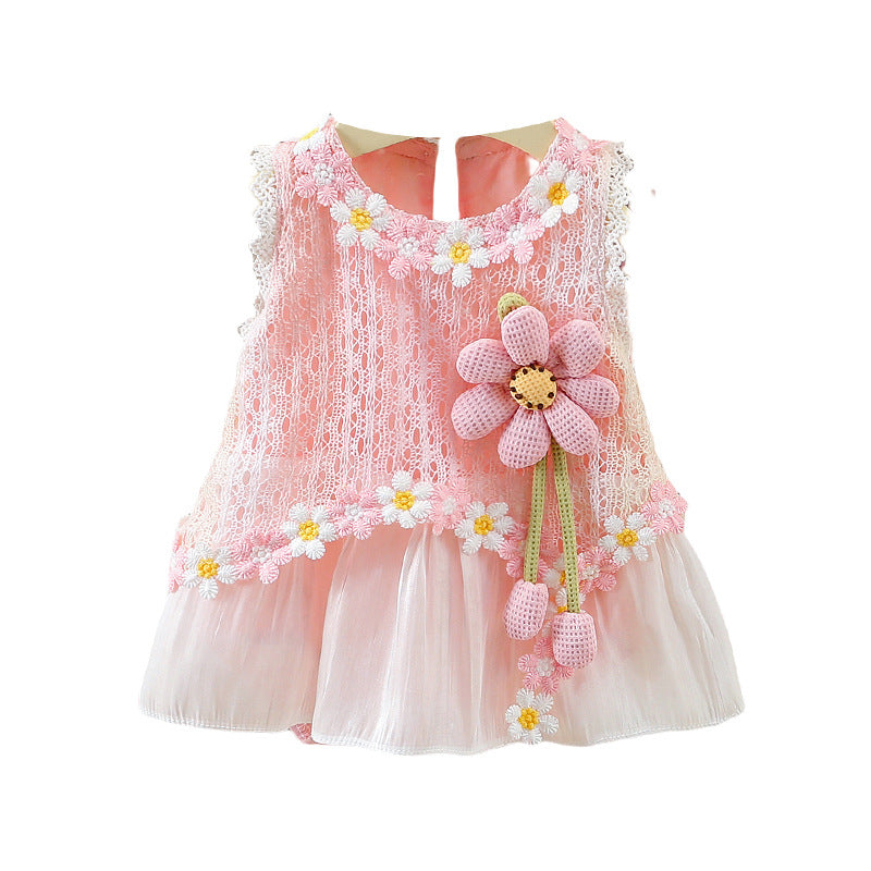 Born Summer Jumpsuit Fashion Cute Princess Skirt Days Old One Jumpsuit, Climbing Suit