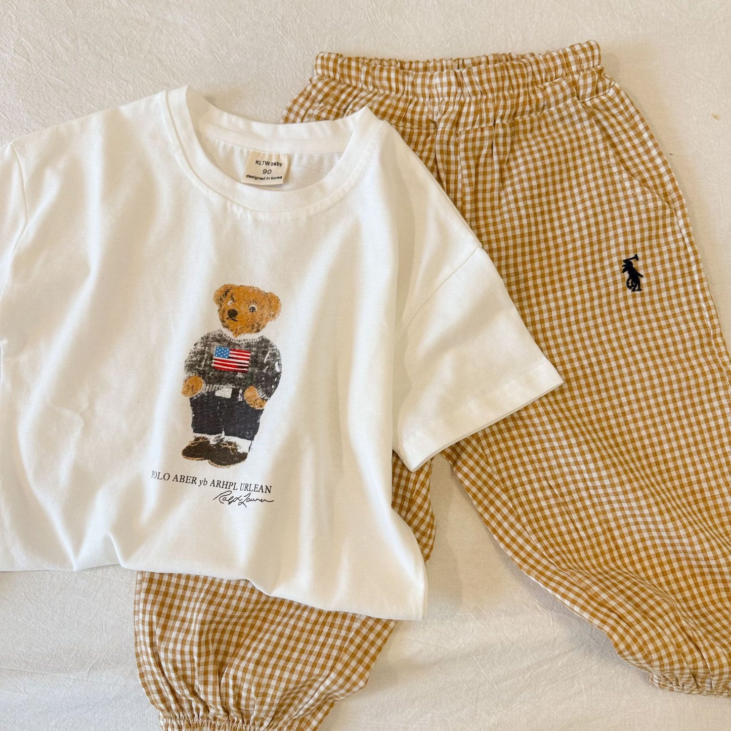 Children's Plaid Summer Boys Bloomers Harem Striped Children's Pants