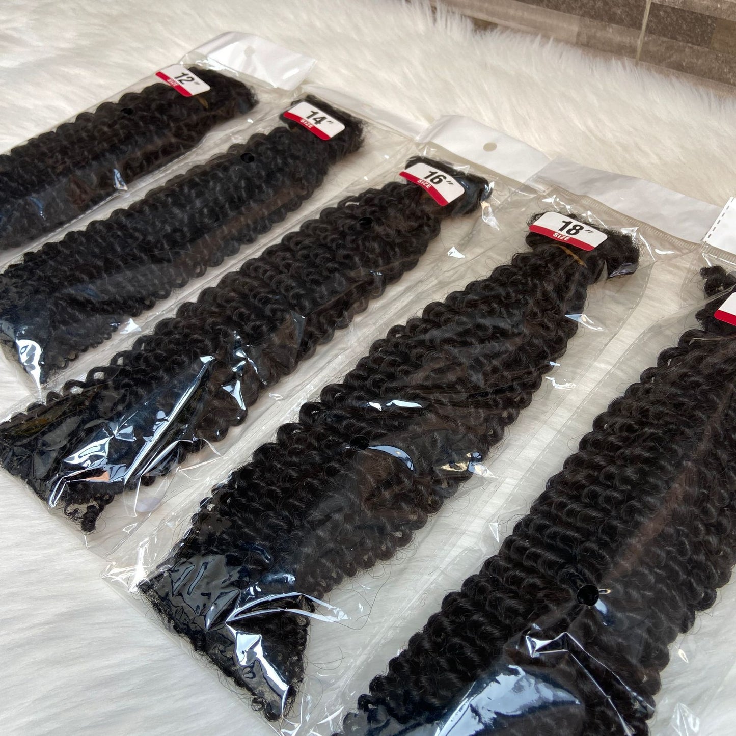 Curly Hair Bulk Natural Black Crochet Other Wig
