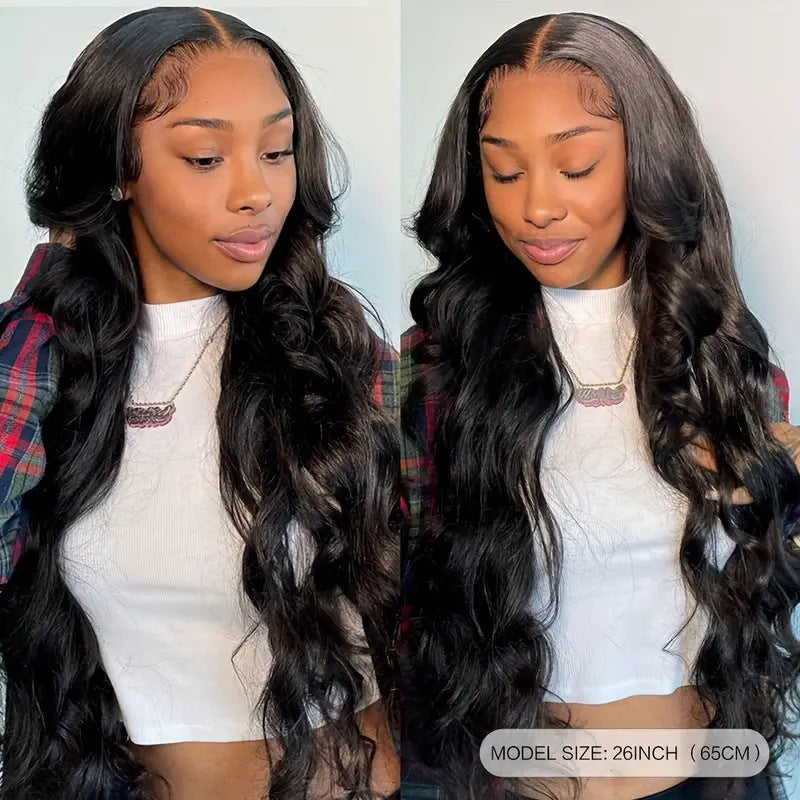 Women's Front Lace Medium Large Wave Curly Hair Fluffy Wig Long Curls