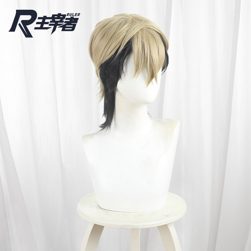 Of Waste Linen Color Wool Wolf Tail Cos Wig
