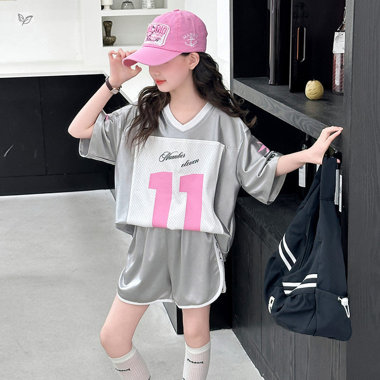 The Big American Letter Short Sleeve Children's Suit