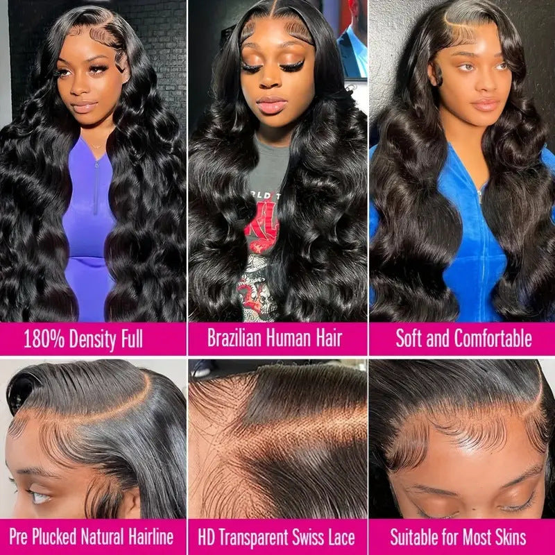 Front Lace Big Wave Curly Full Hair Wig Long Curls