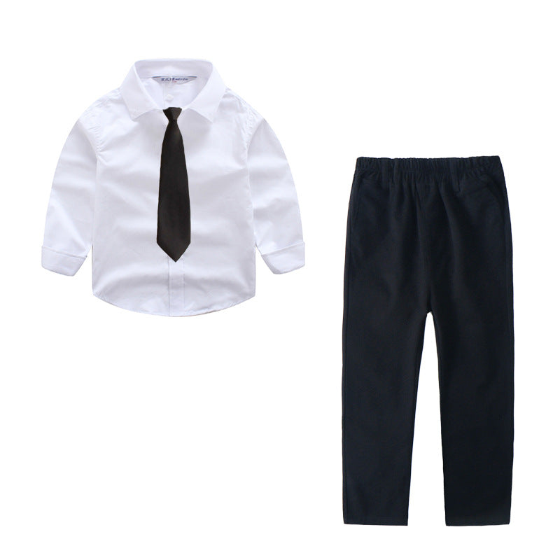 Children's Uniform Primary Secondary School Suit Boys Khaki Thick Dark Children's Pants