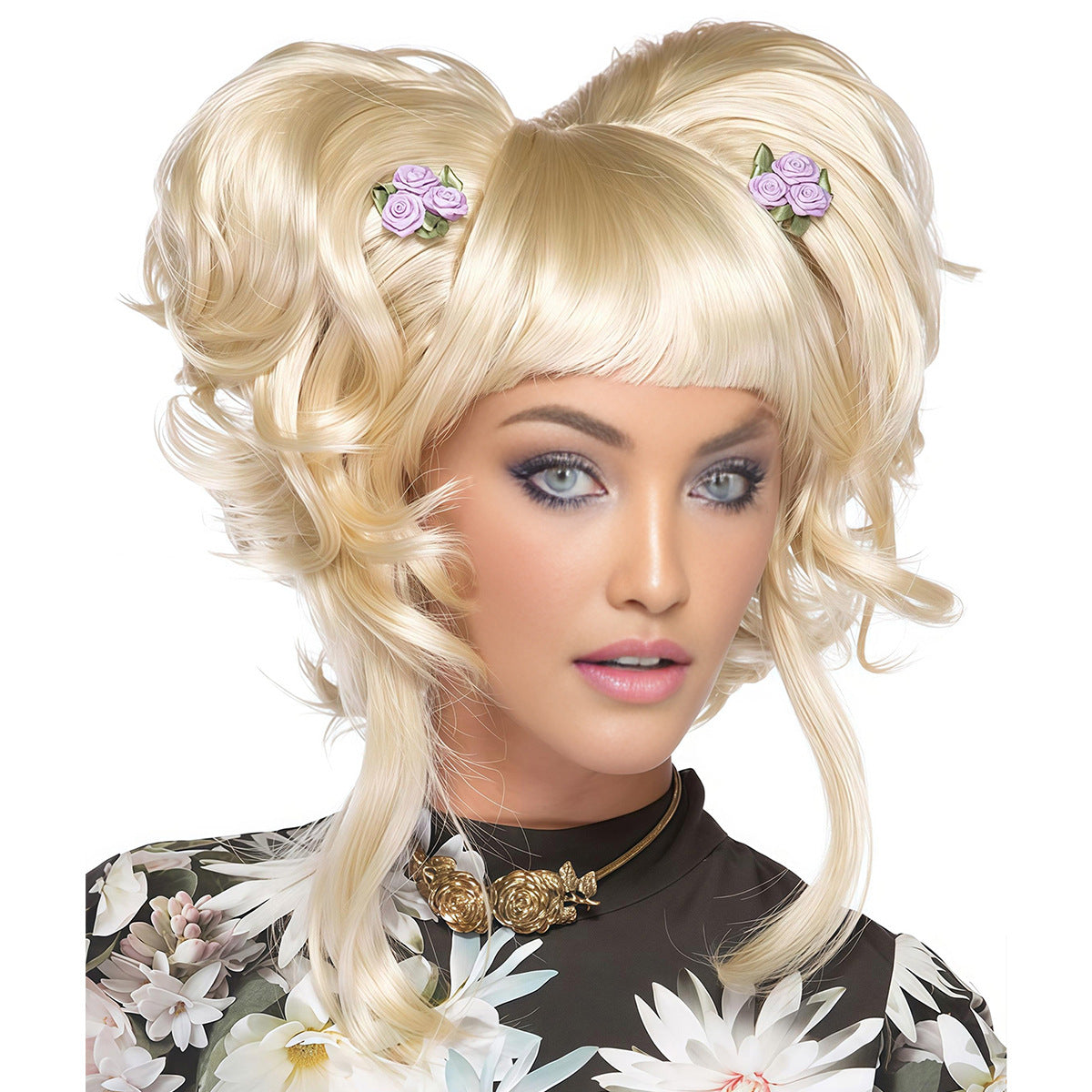 Style Retro Short Volume Alice In Wonderland Anime Head Cover Cos Wig
