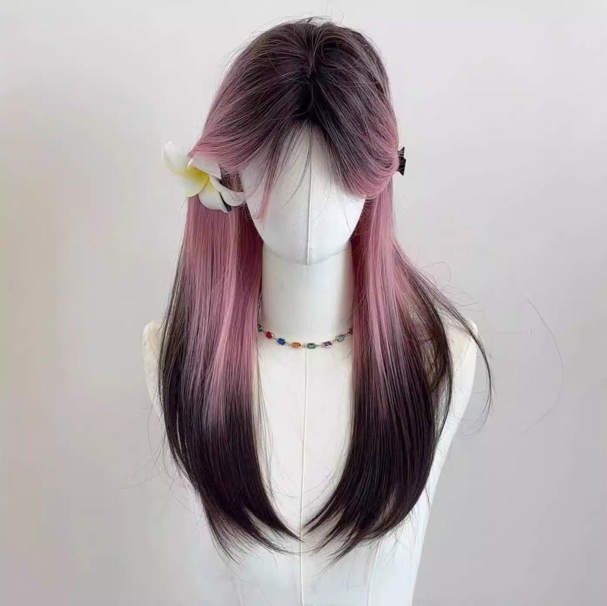 Female Summer Gradient Explosion Top Paris Painting Other Wig