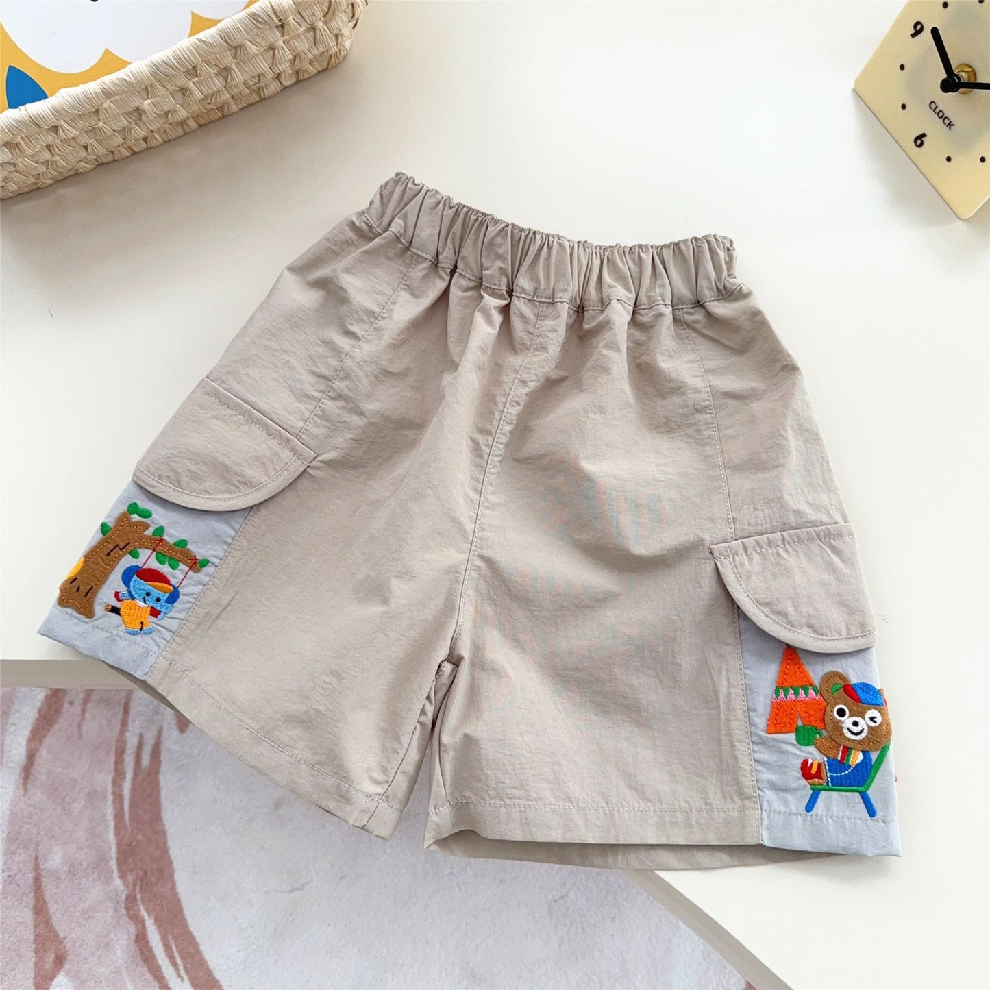 For Boys Summer Wear Class Play Five Points Short Children's Pants