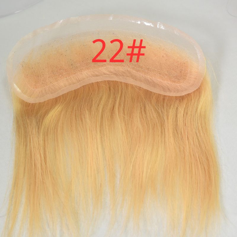 Transparent Net Lace Hairline Natural Real Human Wig Bangs