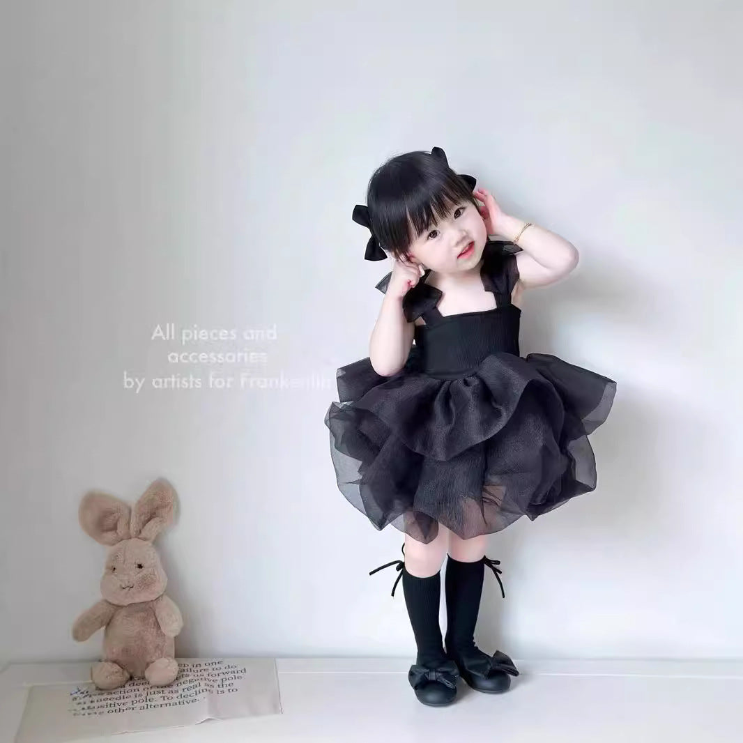 Sling Princess Style Western Little Birthday Children's Dress