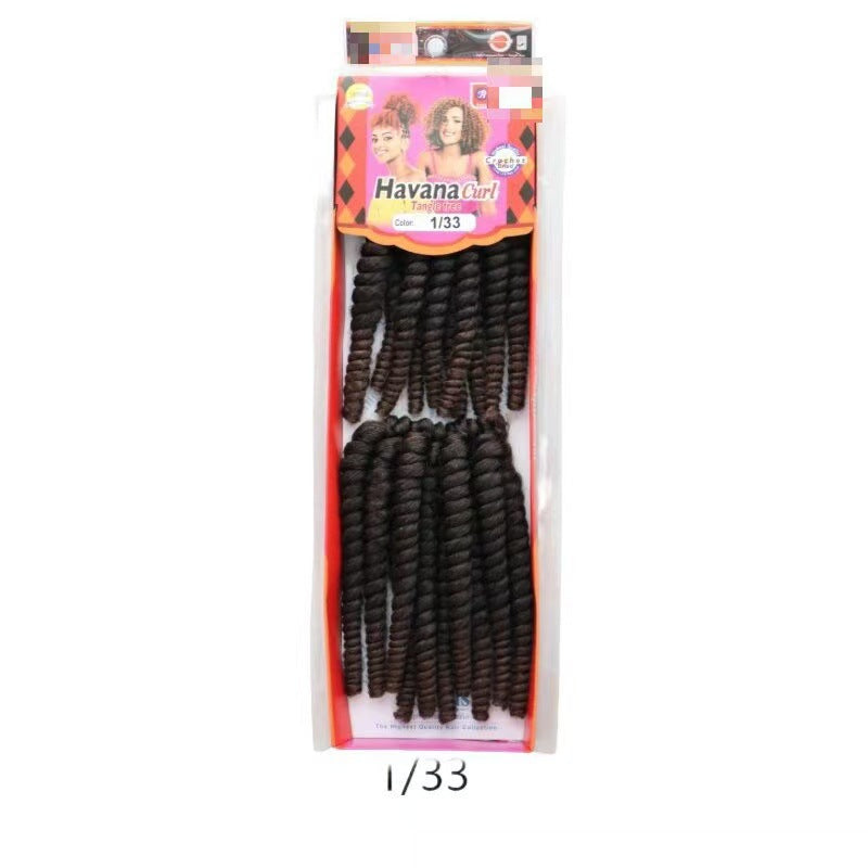 Spring Small Curly Hair Low Temperature Silk Chemical Fiber Wig Long Curls