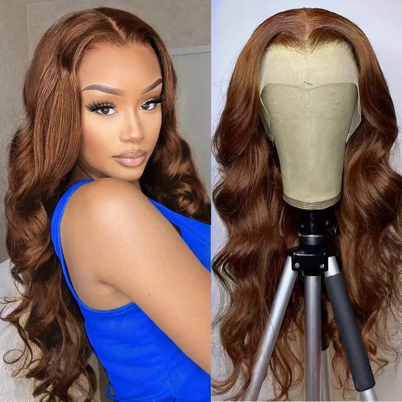 Women's Front Lace Fashion Hair Mid-length Curly Wig Long Curls