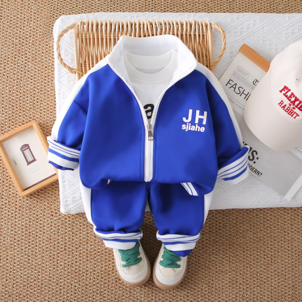 Fashion Autumn Western Style Long-sleeved Sports Children's Suit