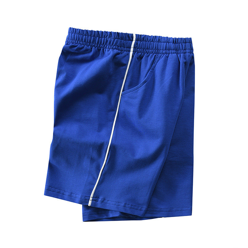 Pure Cotton Uniform Primary Secondary School Single Stripe Two-way Navy Children's Pants