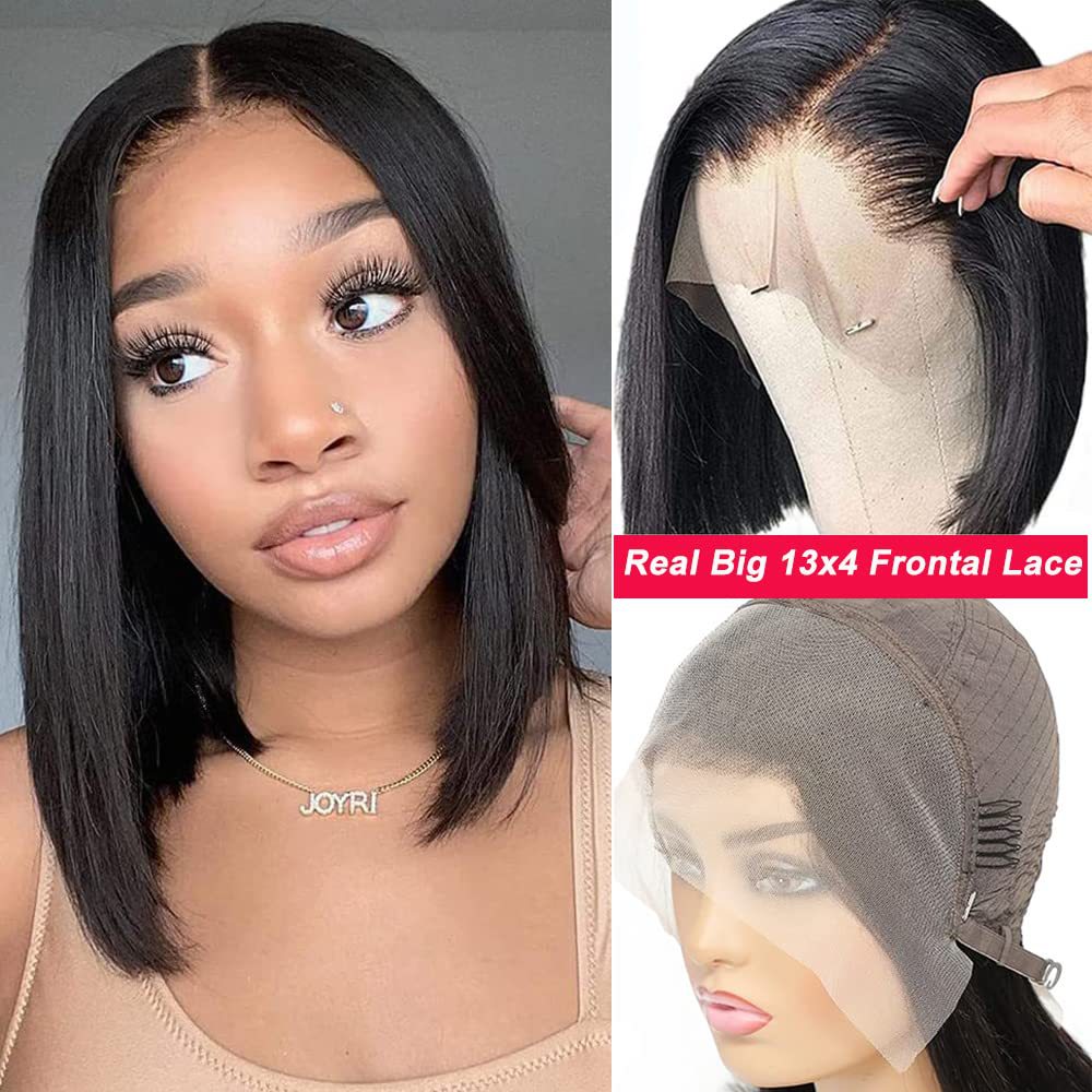 Pretty Women's Lace Natural Color Free Wig Short Straight Hair