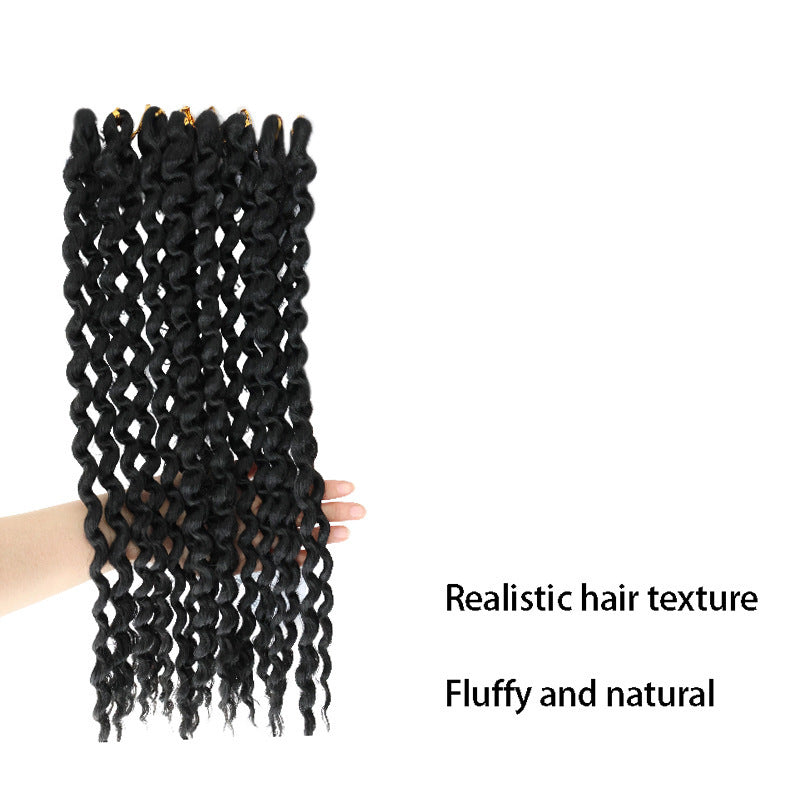 Popular New African Chemical Fiber Source Wig Long Curls