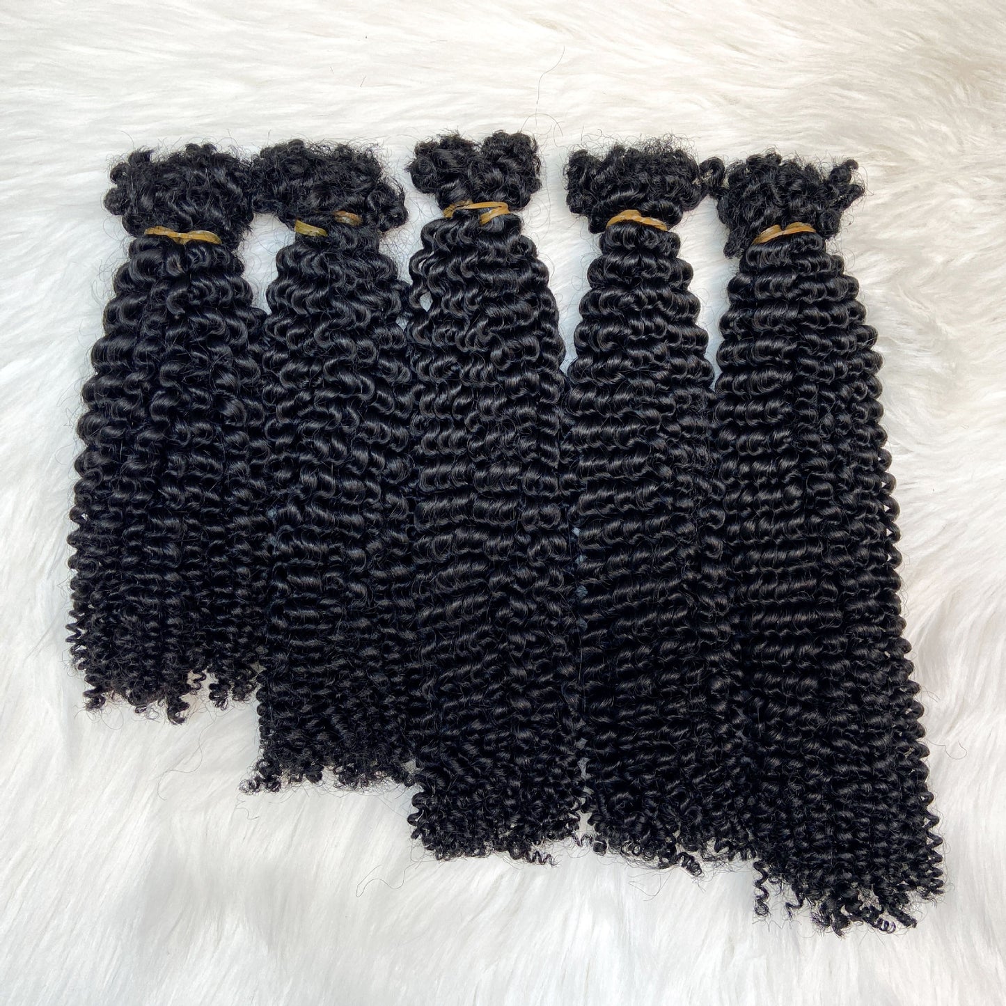 Curly Hair Bulk Natural Black Crochet Other Wig