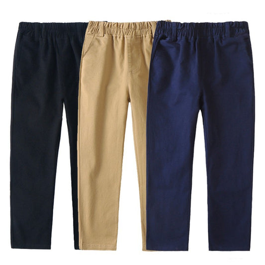 Children's Uniform Primary Secondary School Suit Boys Khaki Thick Dark Children's Pants