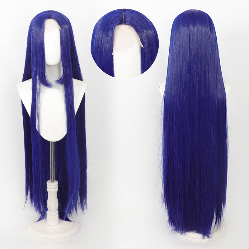 Universal Hand Crocheting Forehead Lace Mid-length Cos Wig