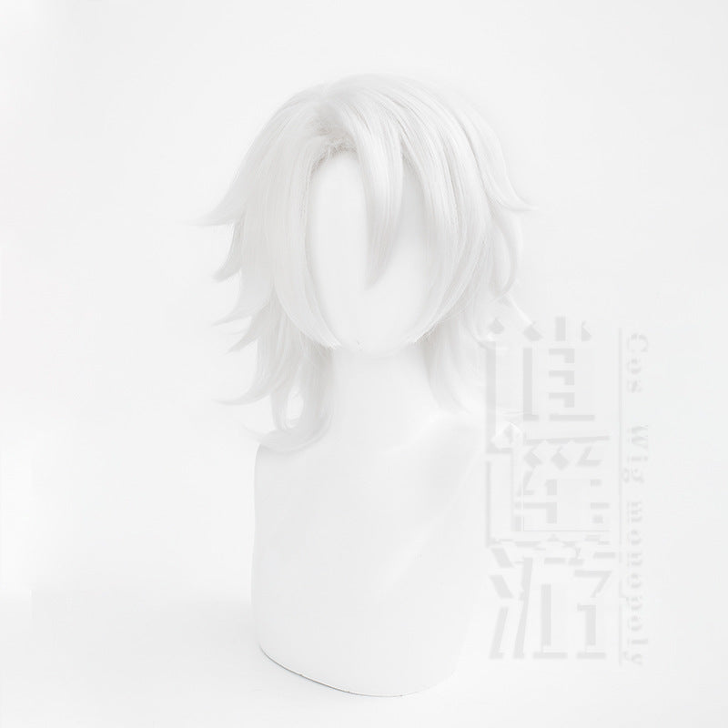 Free Travel No Version White Anime Cos Wig