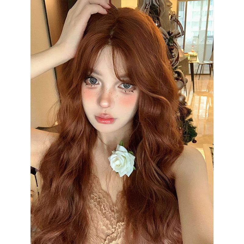 Princess Doll Daily Female Curly Hair Several Words Bangs Big Wig Long Curls