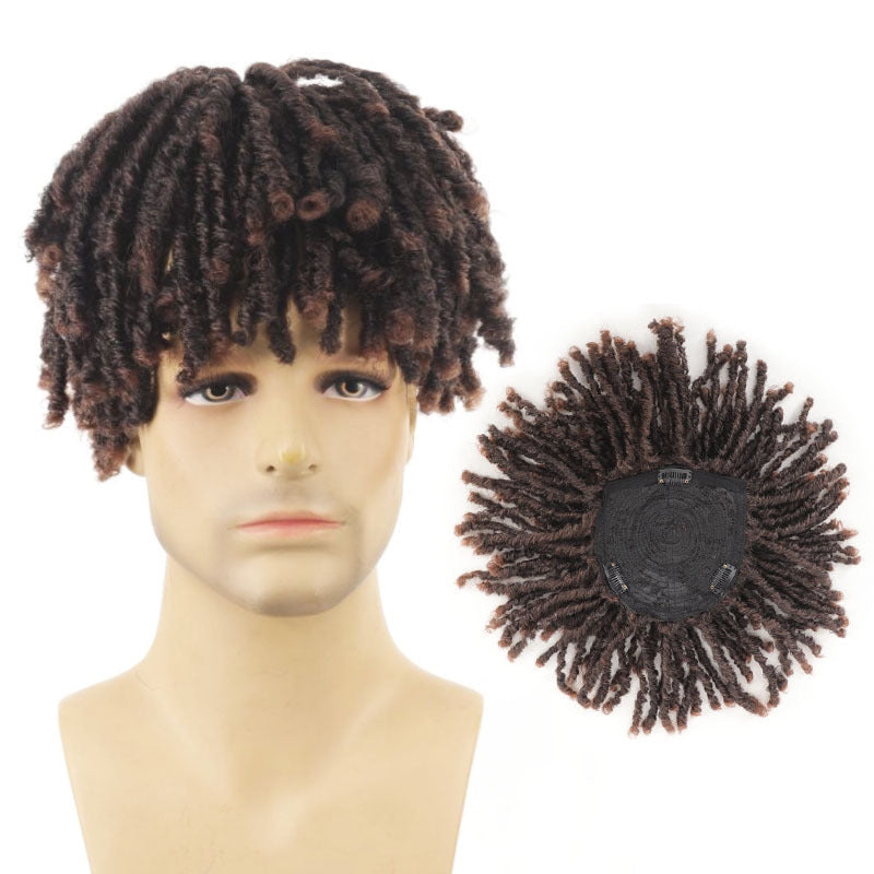 Tube Qu Black Direct Card Head Top Hip Hop Style Wig