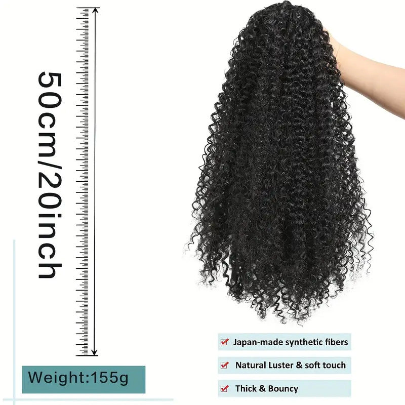 Tail African Fashion Chemical Fiber Fluffy Wig Ponytail