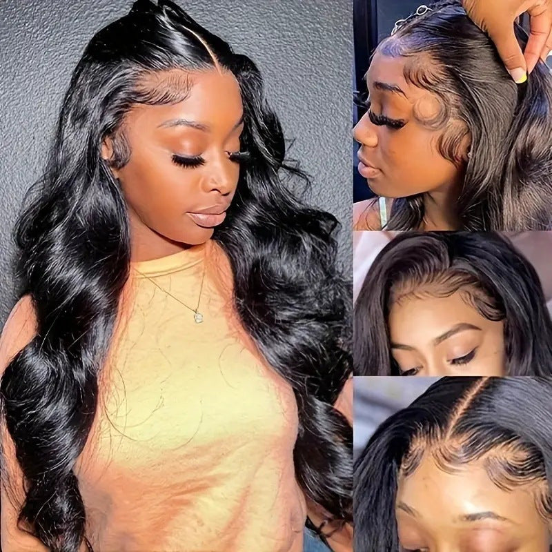Fashion Big Wave Curly African Front Wig Long Curls