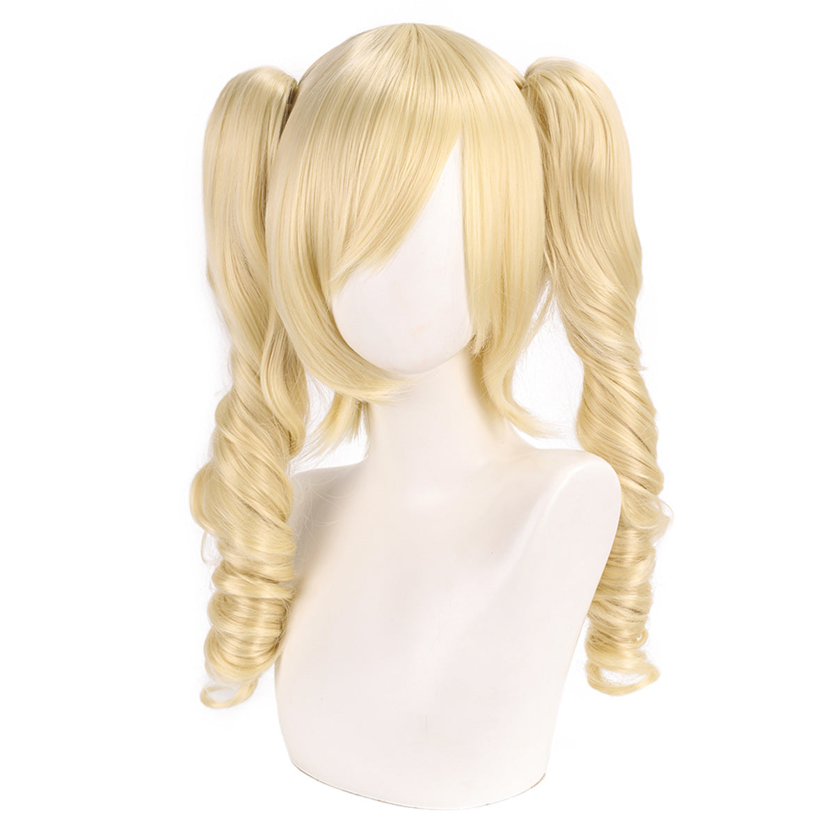 Dumb Female Stella Egg Puff Party Linkage Split Double Cos Wig