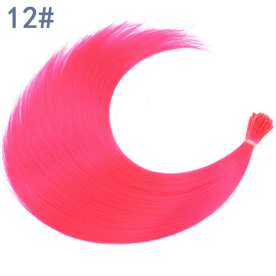 Cm Color Feather Hair Extension Fiber Chemical Wig Ponytail