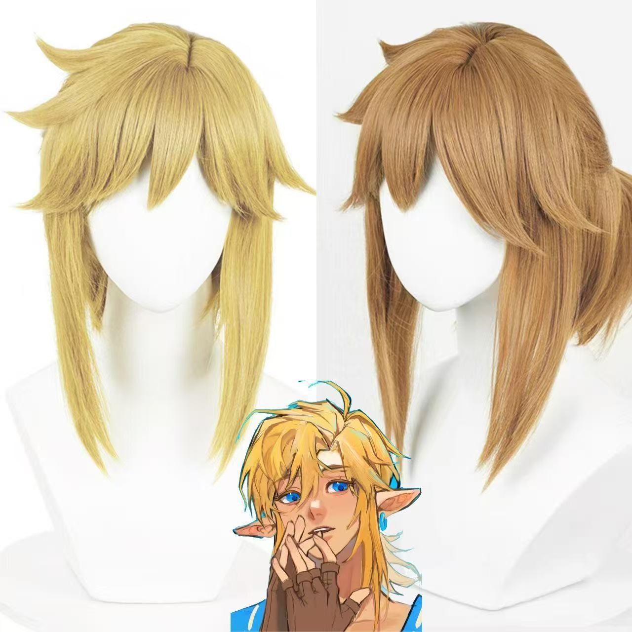Princess Zelda Breath Of The Wild Link Simulation Cos Wig