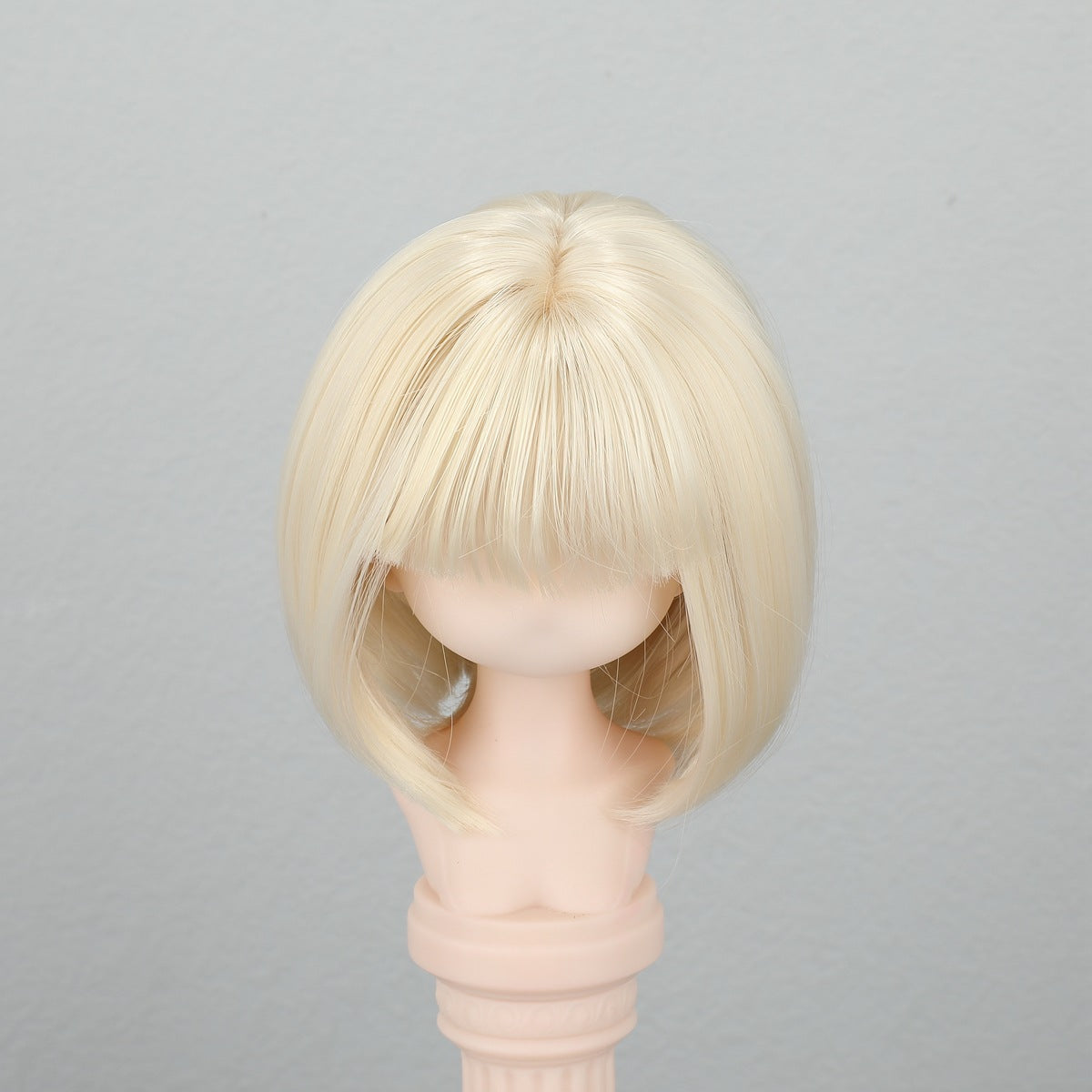 Doll Points Soft Silk Long Head Leather Tip Cos Wig