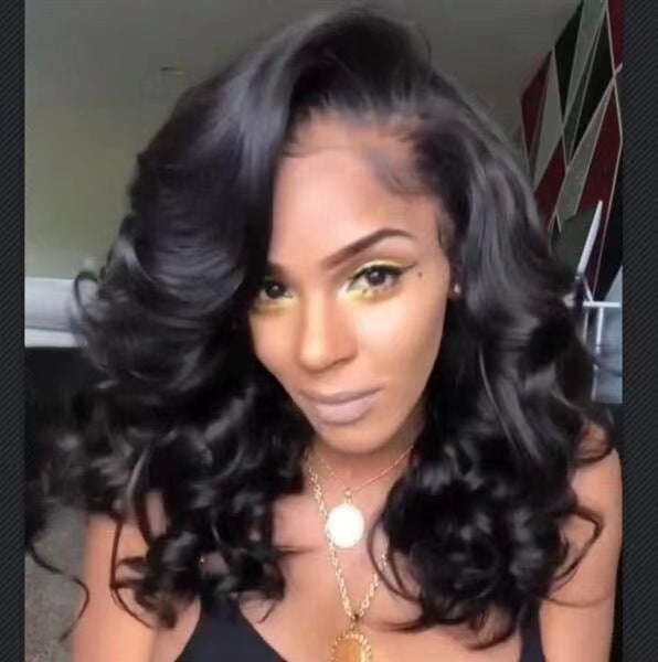 Women's Rose Net Fiber Synthetic Wigs Wig Short Curly Hair