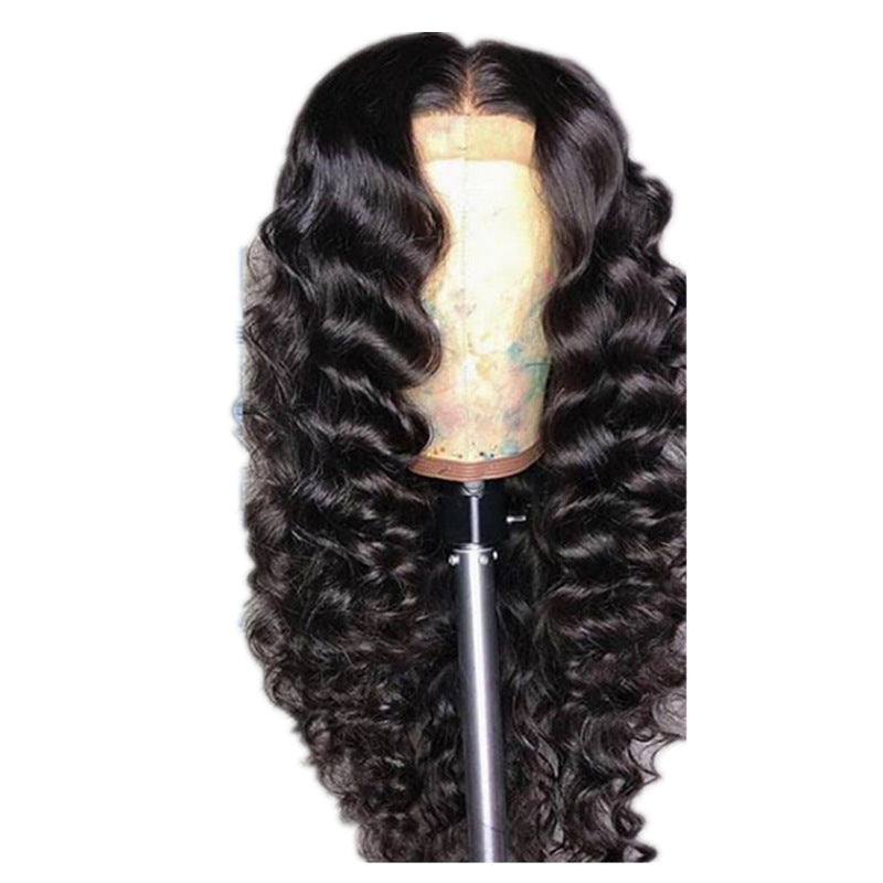 Women's African Chemical Fiber Hair Texture Curly Wig Long Curls