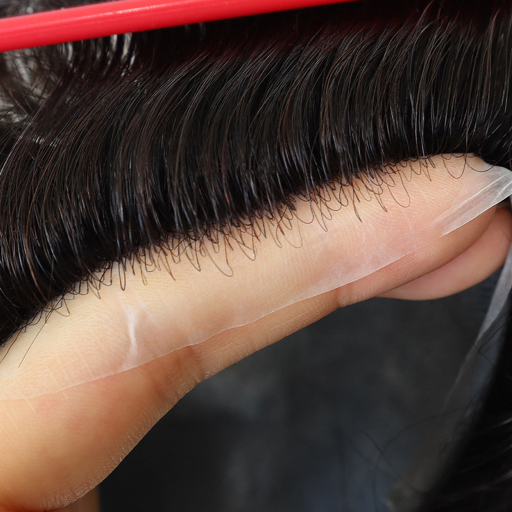 Comfortable Men's Human Wigs Hair Piece Men's Wig
