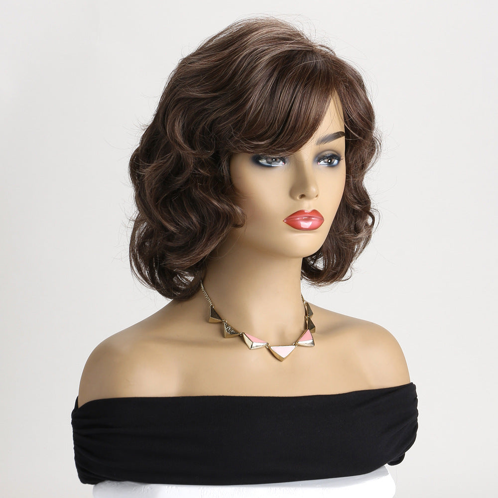 Comfortable New Women's Fashion Synthetic Wigs Wig Short Curly Hair