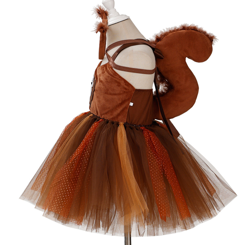 Children's Halloween Role-playing Cartoon Dance Skirt Day Children's Dress