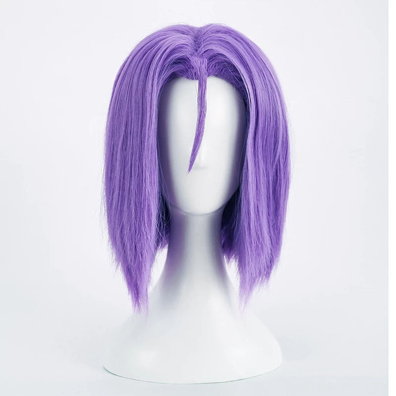 Purple Mid-point Raised Wisp Of Bangs Cos Wig