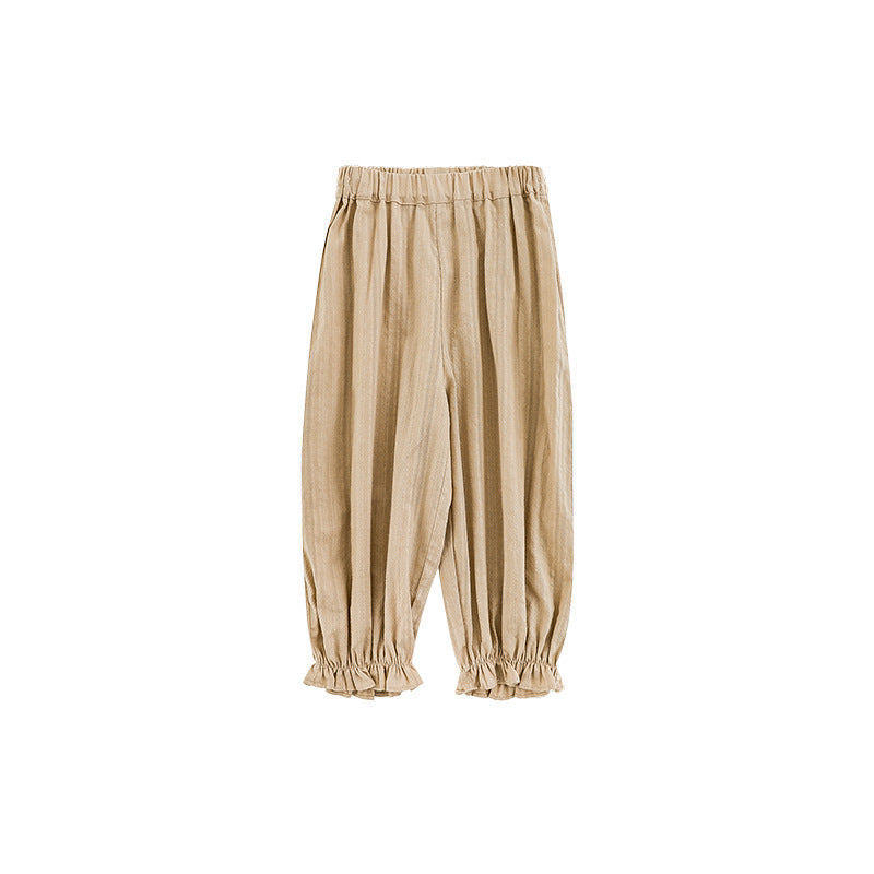 Mori Style Rabbit Lantern Summer Childlike Cute Jacquard Casual Children's Pants