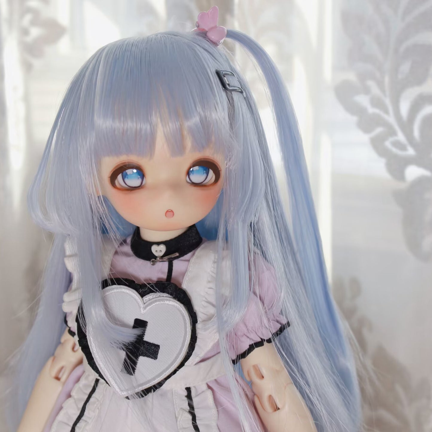Accessories Head Cover Small Cloth Cotton Doll Points Straight Cos Wig