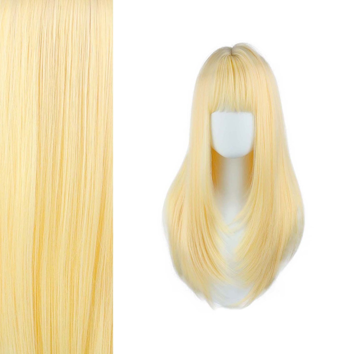 Korean Style High Level Hair Seamless Long Straight Wig