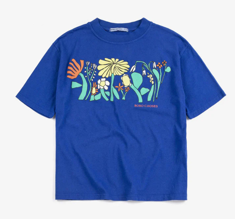 Versatile Trendy Fashion Children's Short-sleeved Printed Children's T-shirt