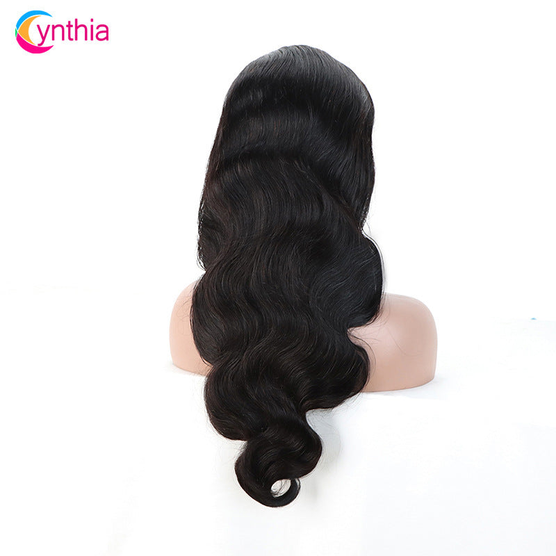 Classy Sheath Front Lace Human Headgear Real Hair Wig